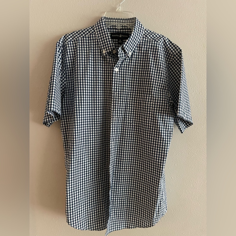 Beverly Hills Polo Club Checkered Button-Down Shirt